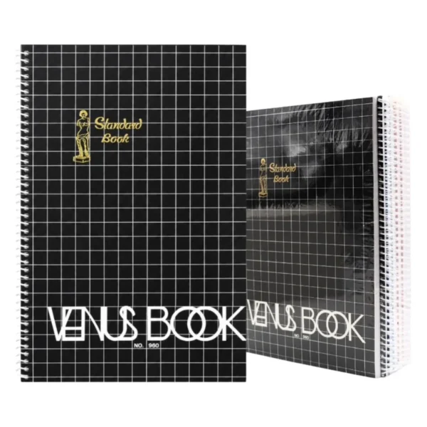 สมุดโน้ตริมลวด Venus Book No.960 ลายสก๊อต