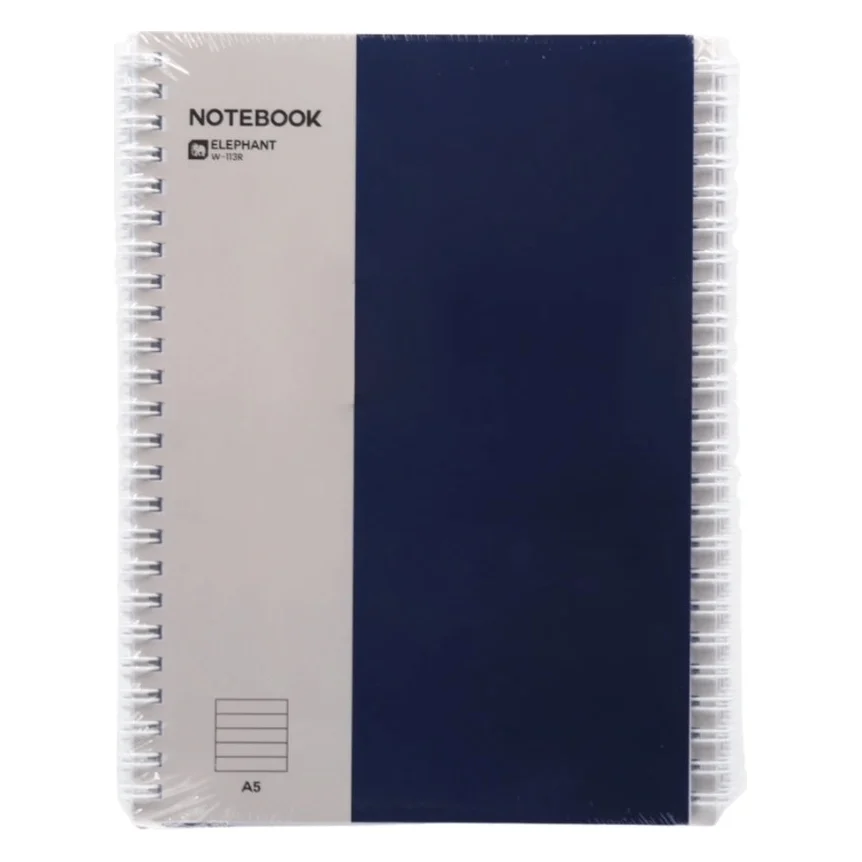 สมุดริมลวด A5 ตราช้าง W-113R