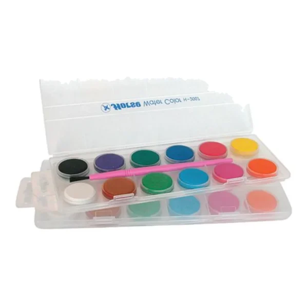 สีน้ำแบบก้อน ตราม้า H-2007