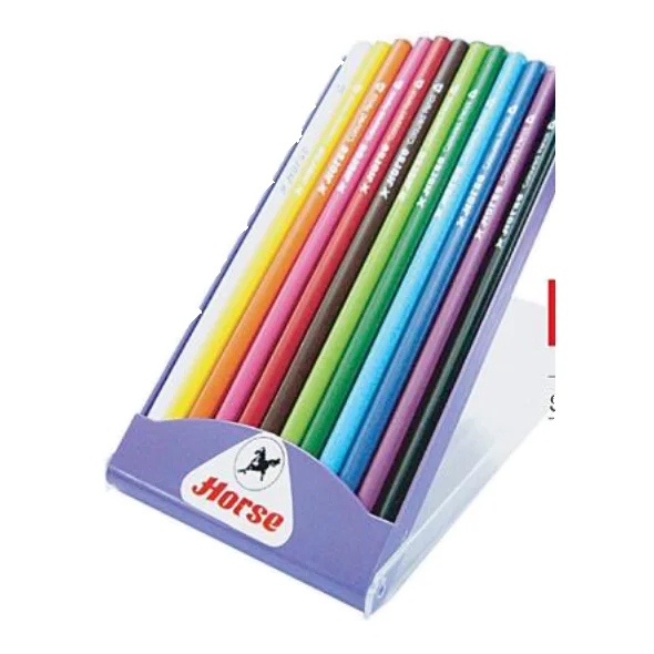 สีไม้แท่งสามเหลี่ยม ตราม้า H-2080/12P
