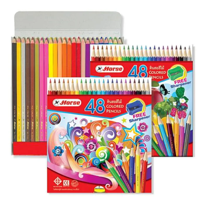 สีไม้ ตราม้า H-2080/48