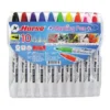 ปากกาเคมีหัวเล็ก ชุด 10 สี ตราม้า H-42