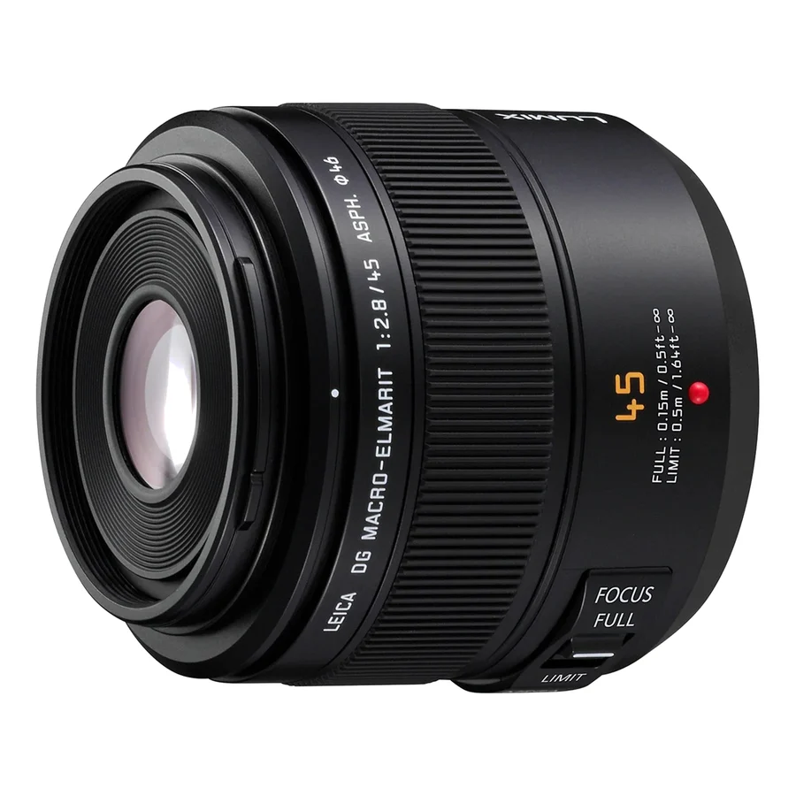 เลนส์ Micro Four Thirds Panasonic LEICA DG MACRO-ELMARIT 45mm F2.8 ASPH. MEGA O.I.S.