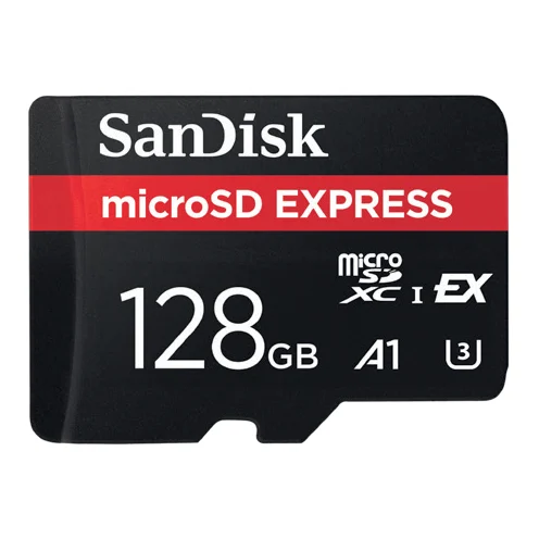 การ์ดหน่วยความจำ SanDisk microSD Express