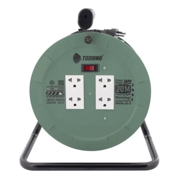 ล้อเก็บสายไฟ Toshino PM315T-20M